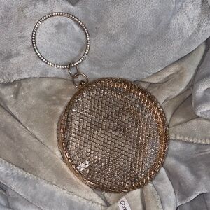 Elegant Gold Mesh Women’s Bag